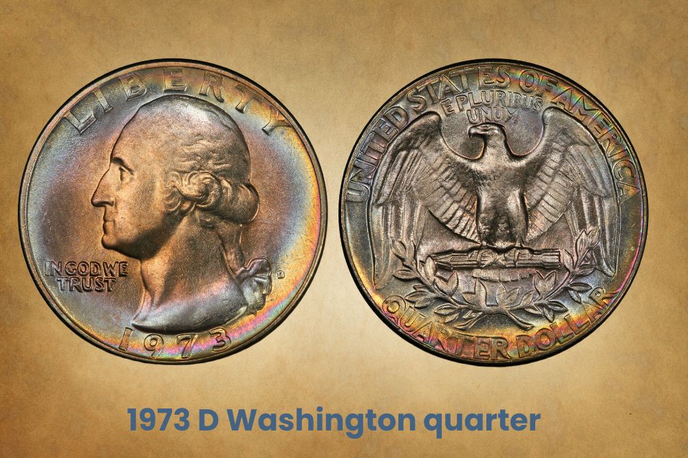 1973 D Washington quarter