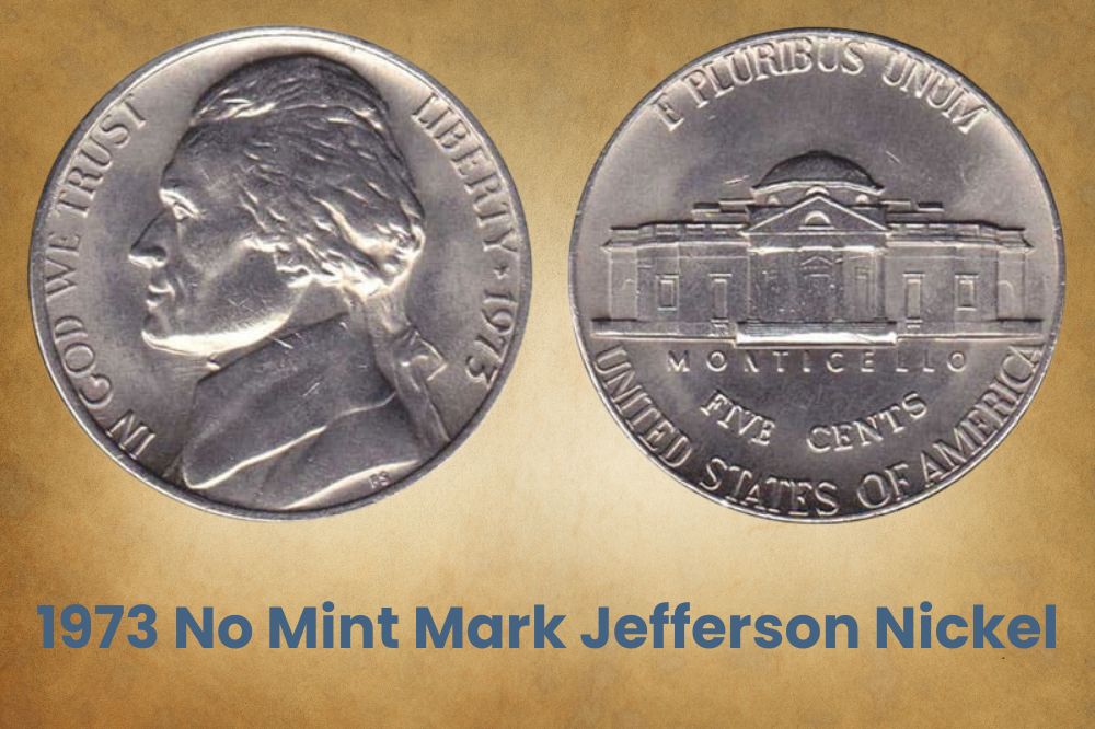 1973 No Mint Mark Jefferson Nickel