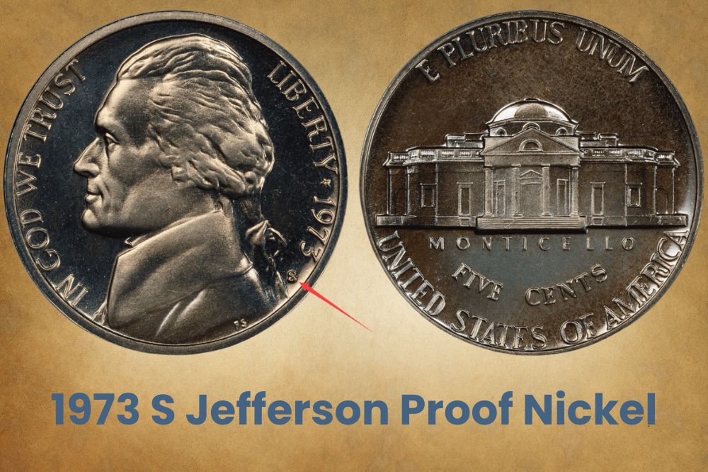 1973 S Jefferson Proof Nickel