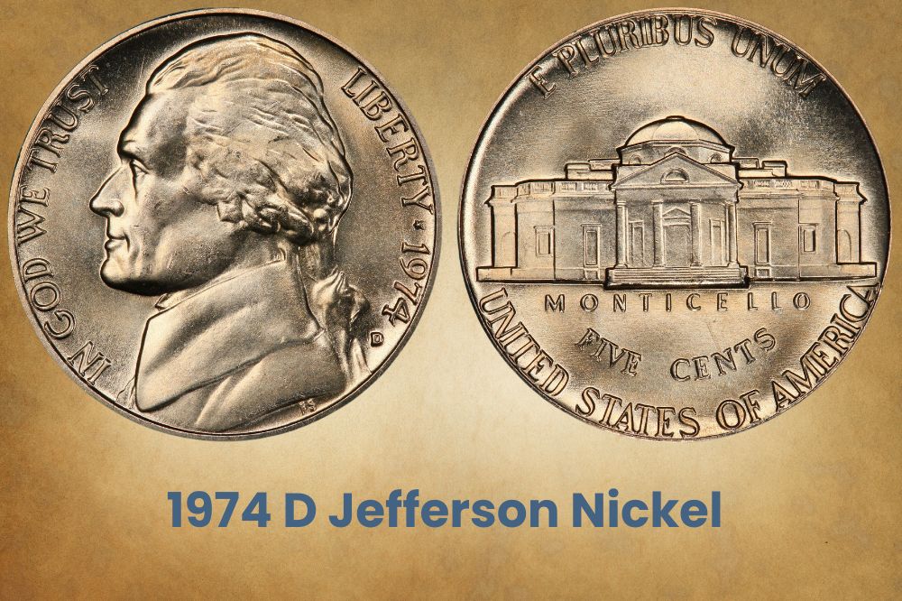 1974 D Jefferson Nickel 