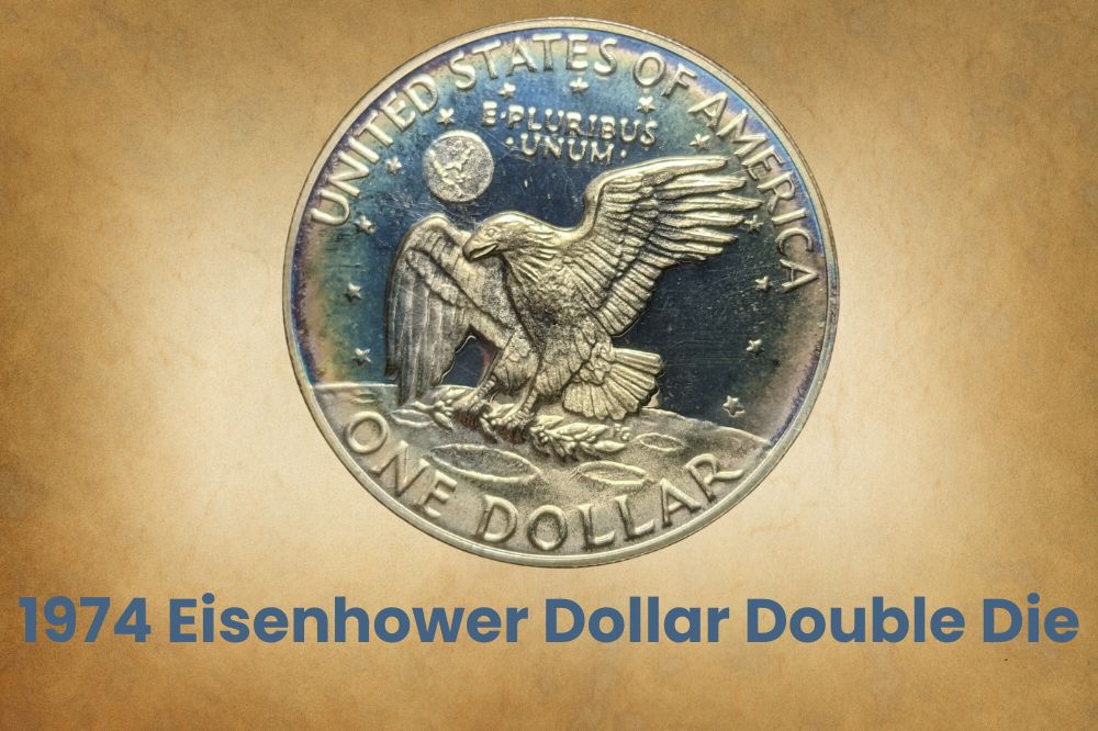 1974 Eisenhower Dollar Double Die