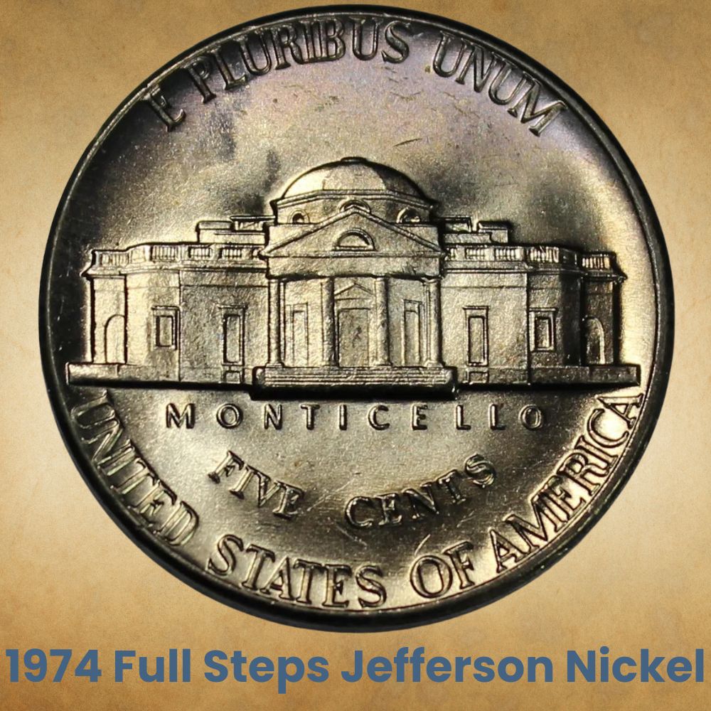 1974 Full Steps Jefferson Nickel
