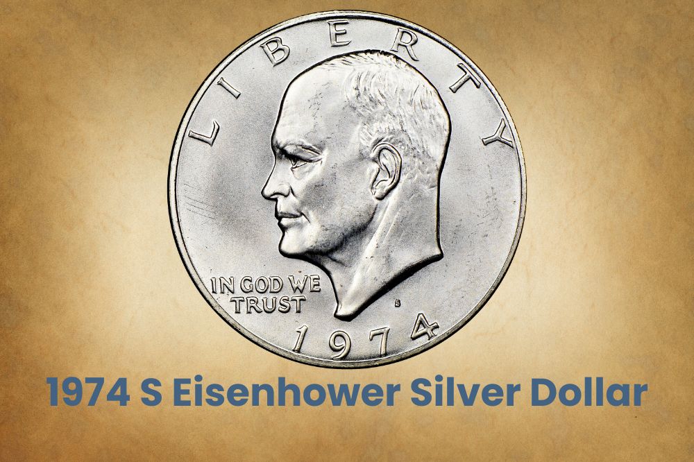 1974 S Eisenhower Silver Dollar