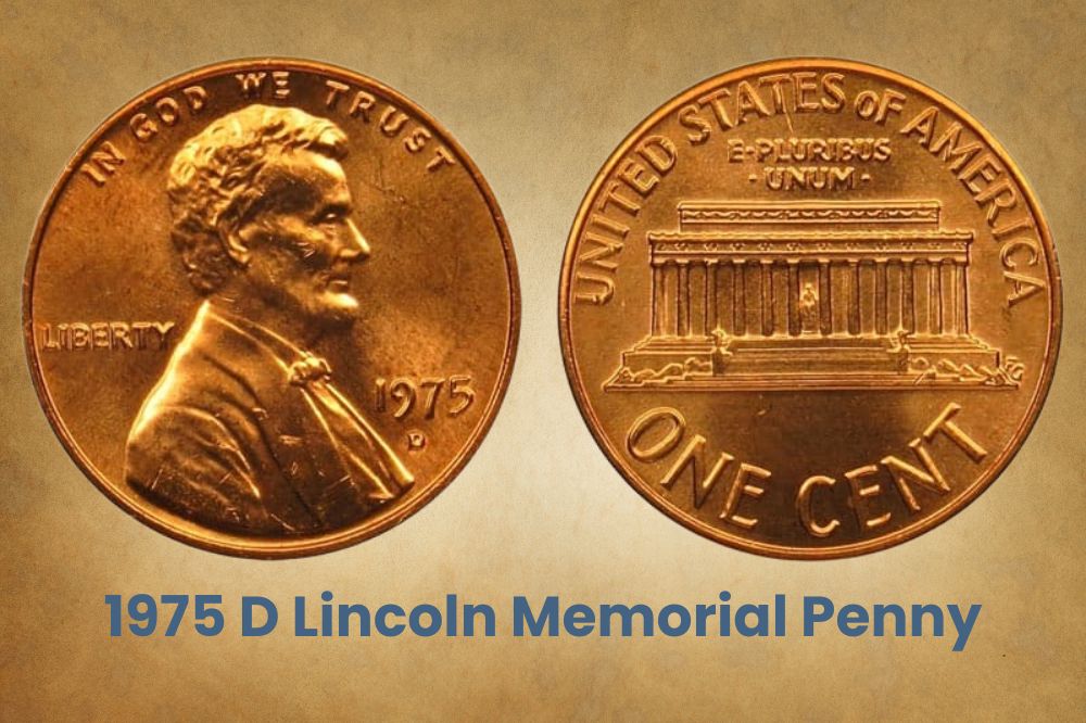 1975 D Lincoln Memorial Penny