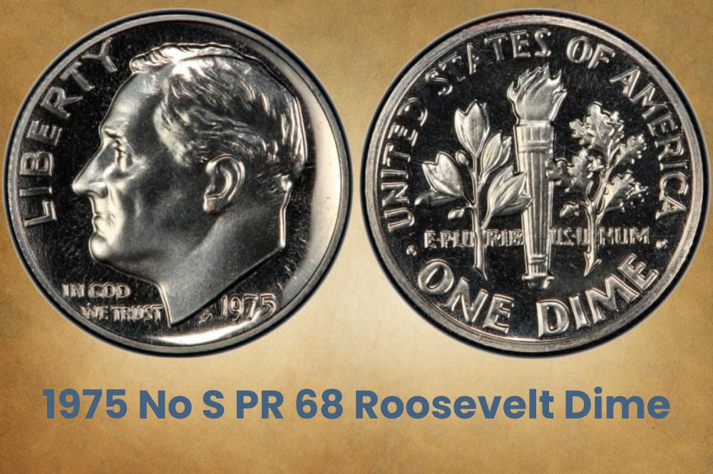 1975 No S PR 68 Roosevelt Dime