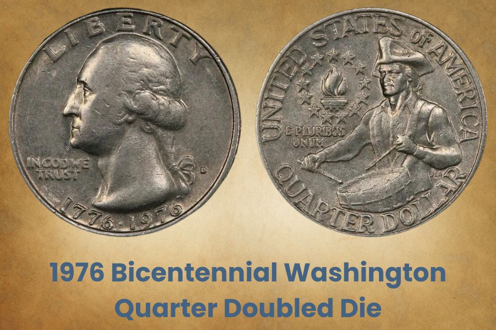 1976 Bicentennial Washington Quarter Doubled Die