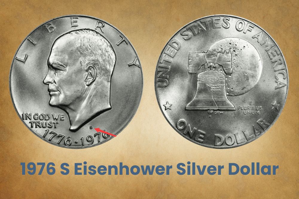 1976 S Eisenhower Silver Dollar