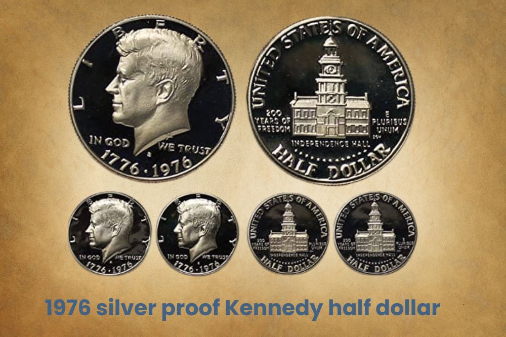 1976 silver proof Kennedy half dollar