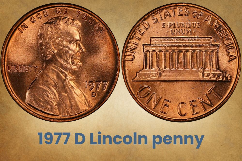 1977 D Lincoln penny