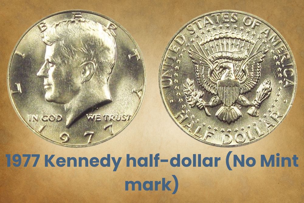 1977 Kennedy half-dollar (No Mint mark)