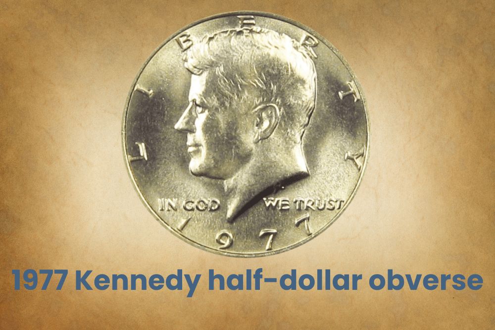 1977 Kennedy half-dollar obverse