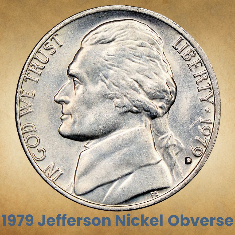 1979 Jefferson Nickel Obverse