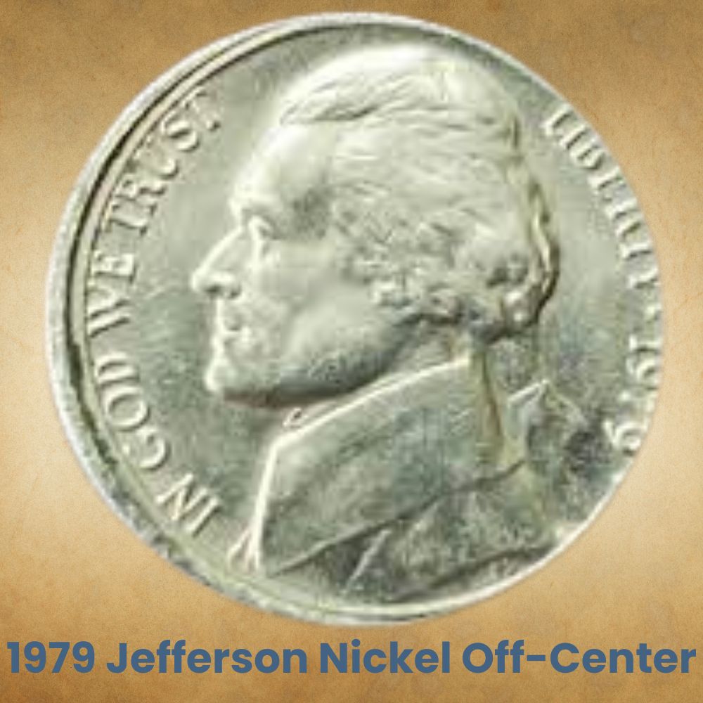 1979 Jefferson Nickel Off-Center