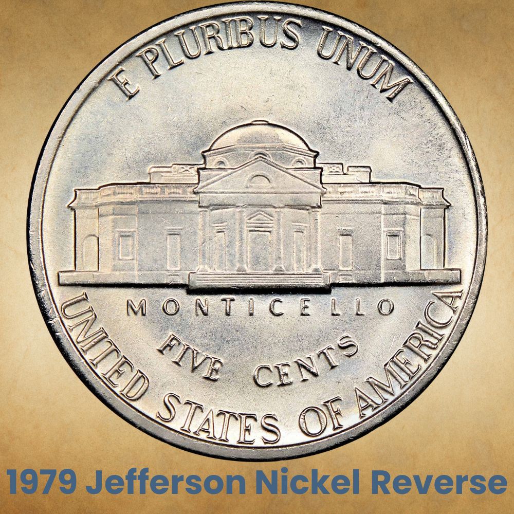 1979 Jefferson Nickel Reverse