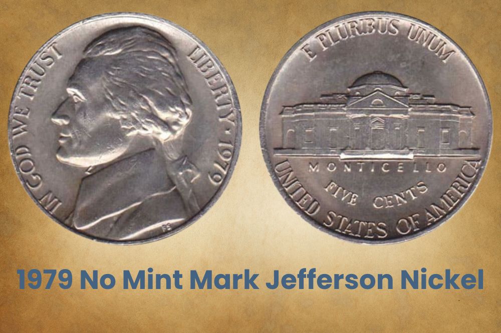 1979 No Mint Mark Jefferson Nickel