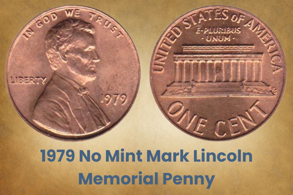 1979 No Mint Mark Lincoln Memorial Penny
