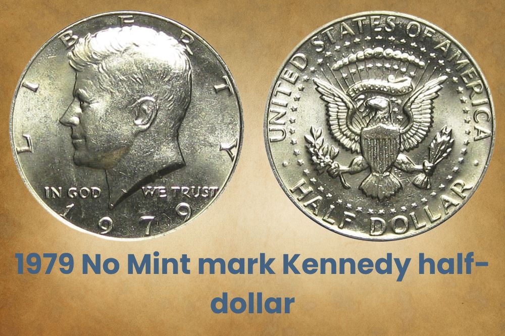 1979 No Mint mark Kennedy half-dollar