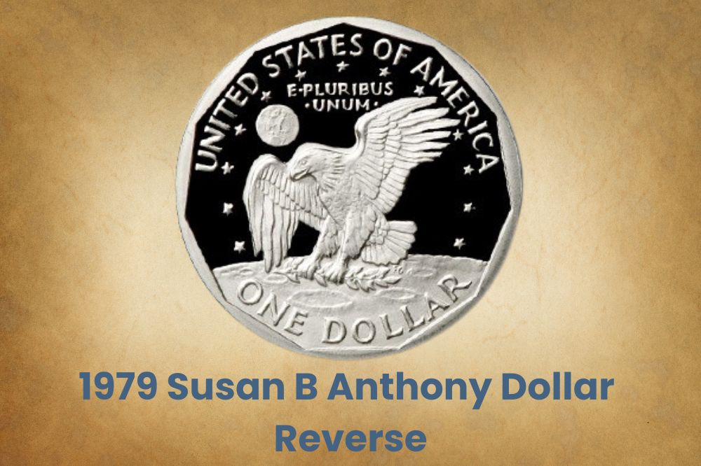 1979 Susan B Anthony Dollar Reverse
