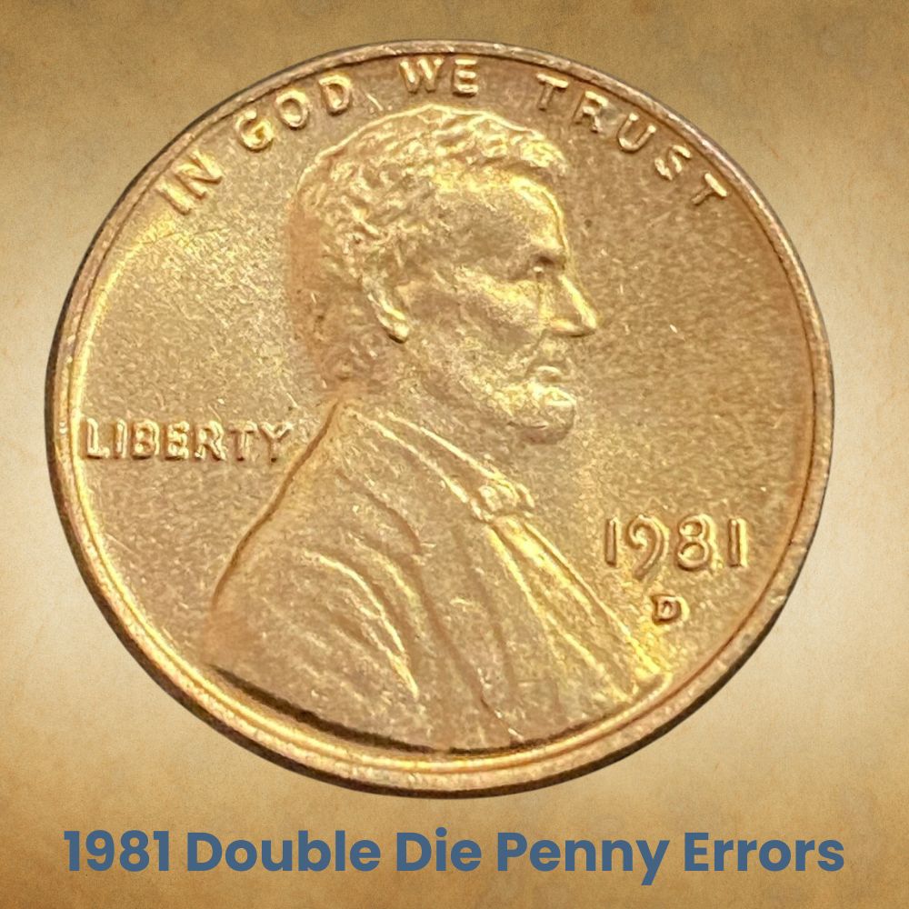 1981 Double Die Penny Errors