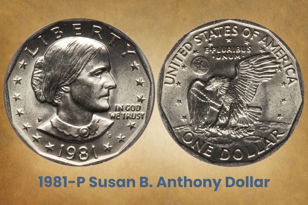 1981-P Susan B. Anthony Dollar