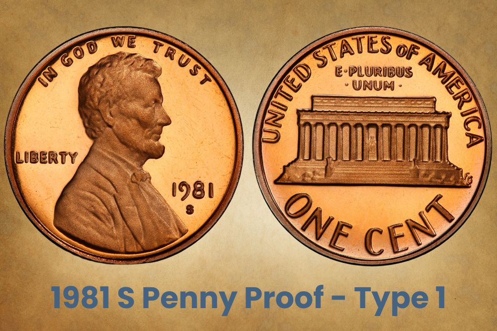 1981 S Penny Proof - Type 1