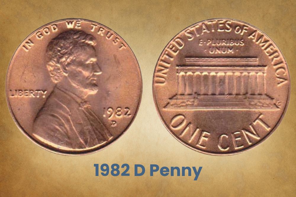1982 D Penny