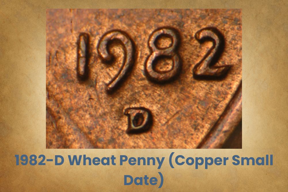1982-D Wheat Penny (Copper Small Date)
