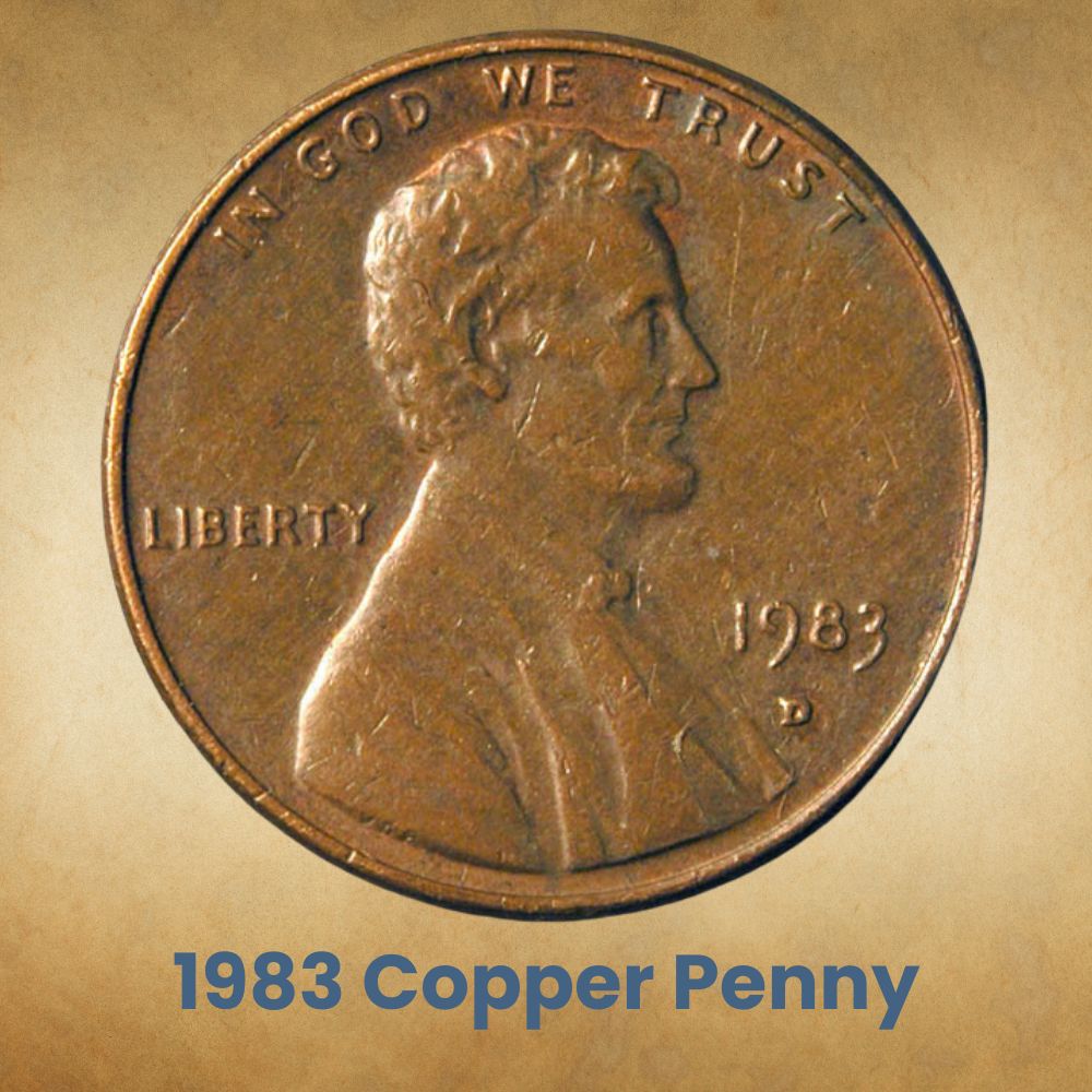 1983 Copper Penny