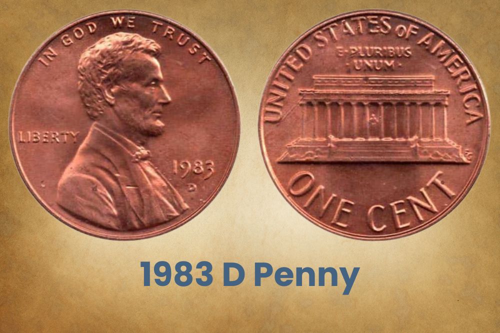 1983 D Penny