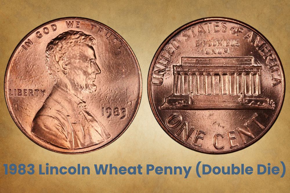 1983 Lincoln Wheat Penny (Double Die)