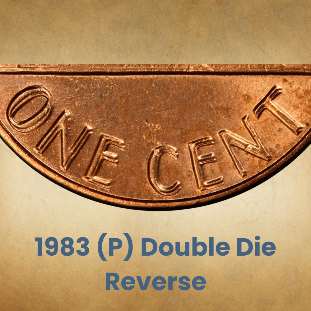 1983 (P) Double Die Reverse
