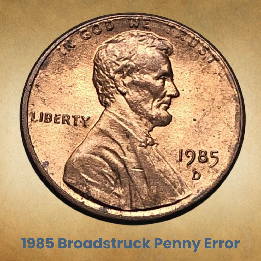 1985 Broadstruck Penny Error