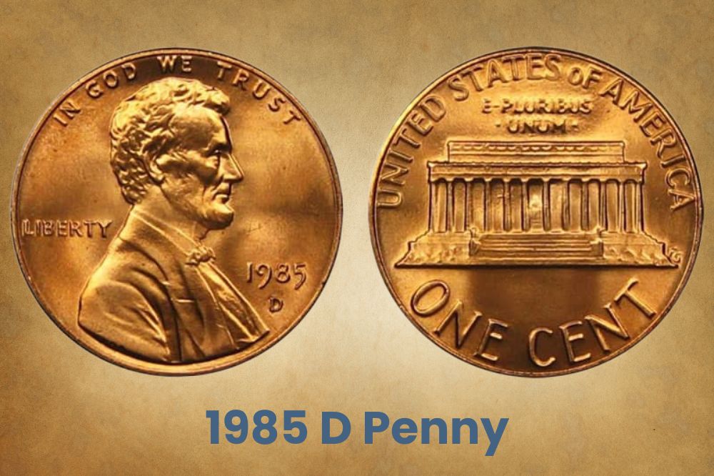 1985 D Penny