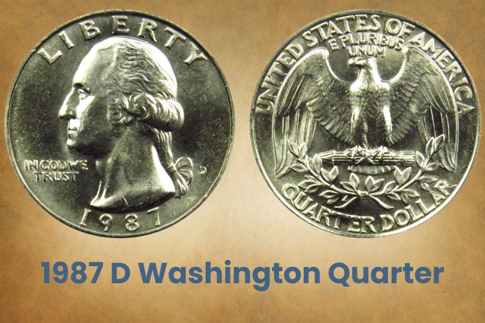 1987 D Washington Quarter