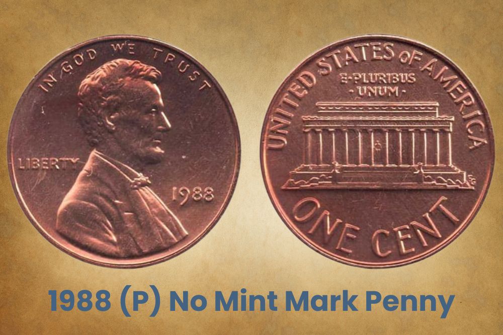 1988 (P) No Mint Mark Penny