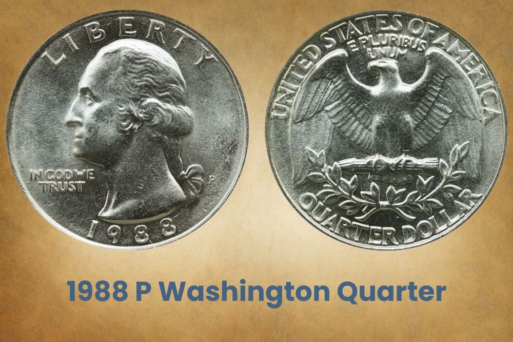 1988 P Washington Quarter