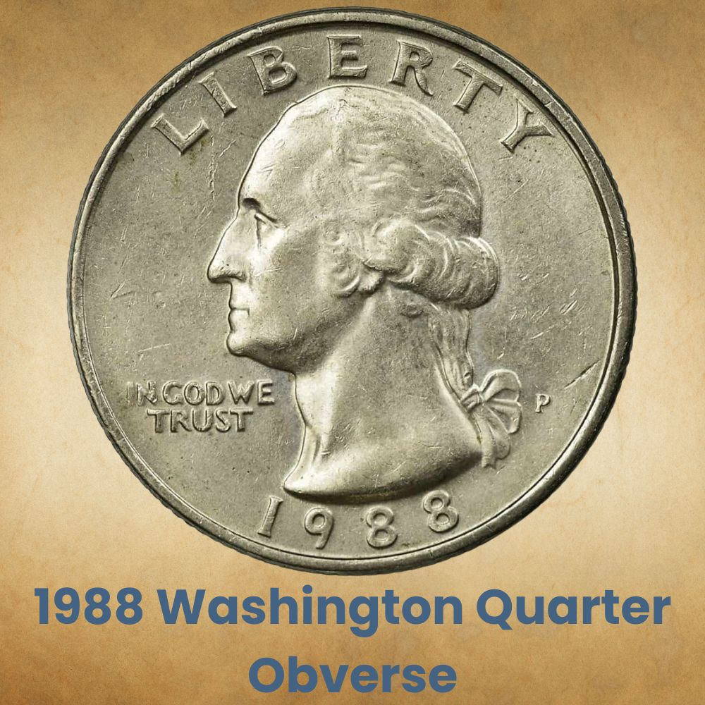 1988 Washington Quarter Obverse