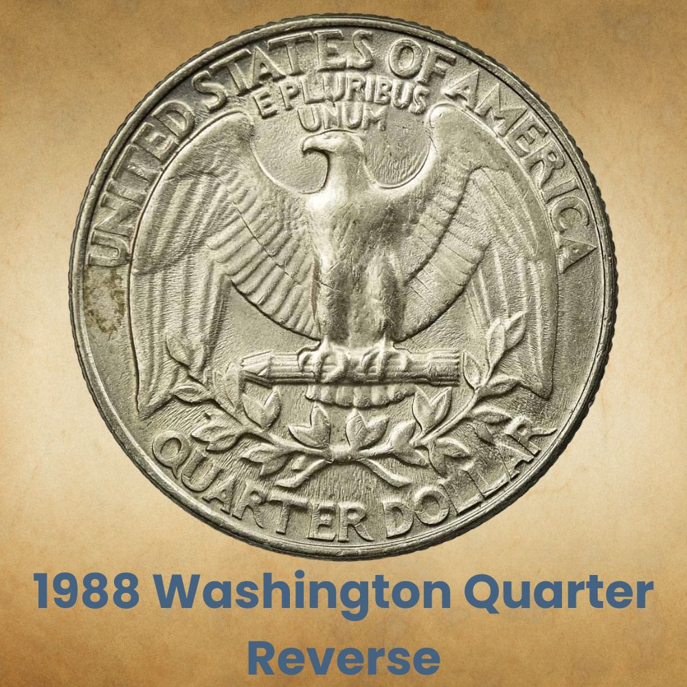 1988 Washington Quarter Reverse