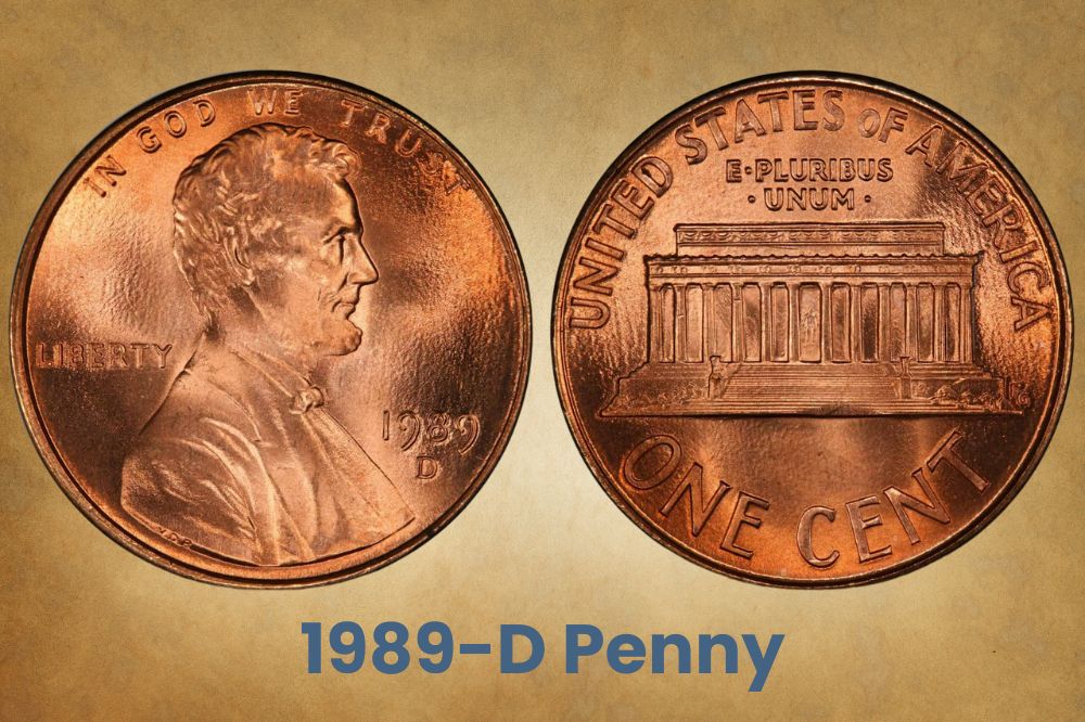 1989-D Penny