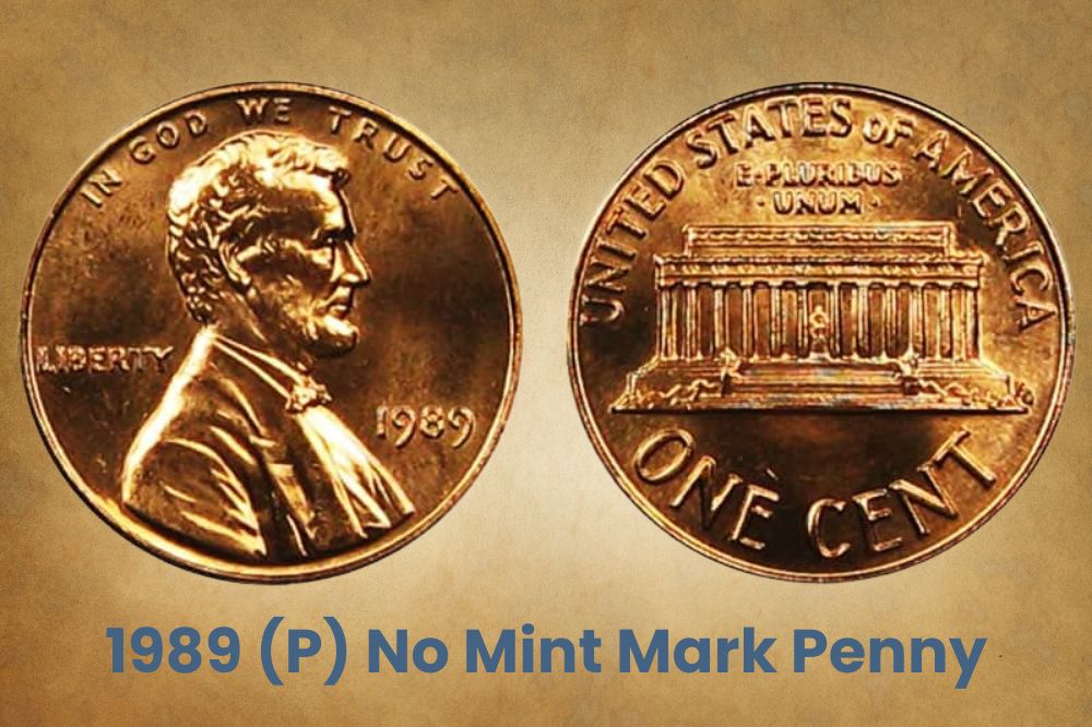 1989 (P) No Mint Mark Penny