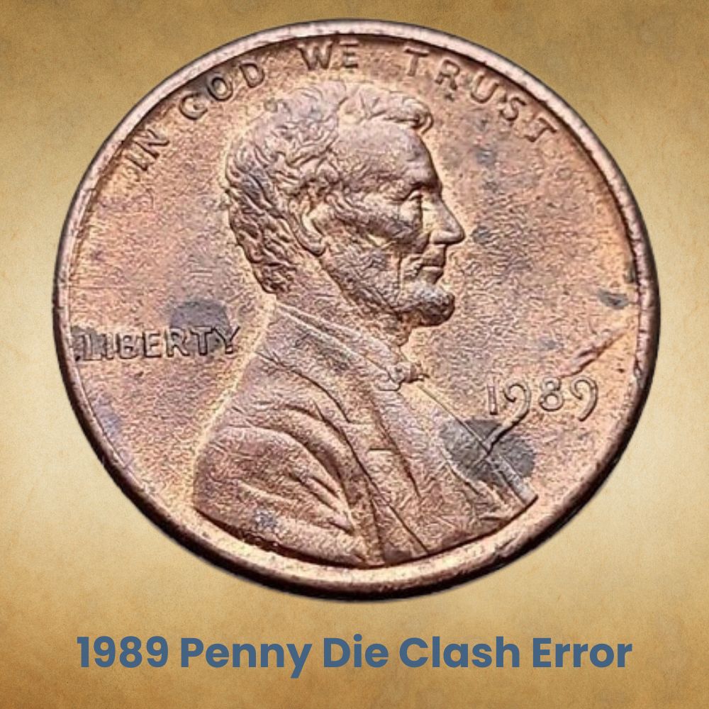 1989 Penny Die Clash Error