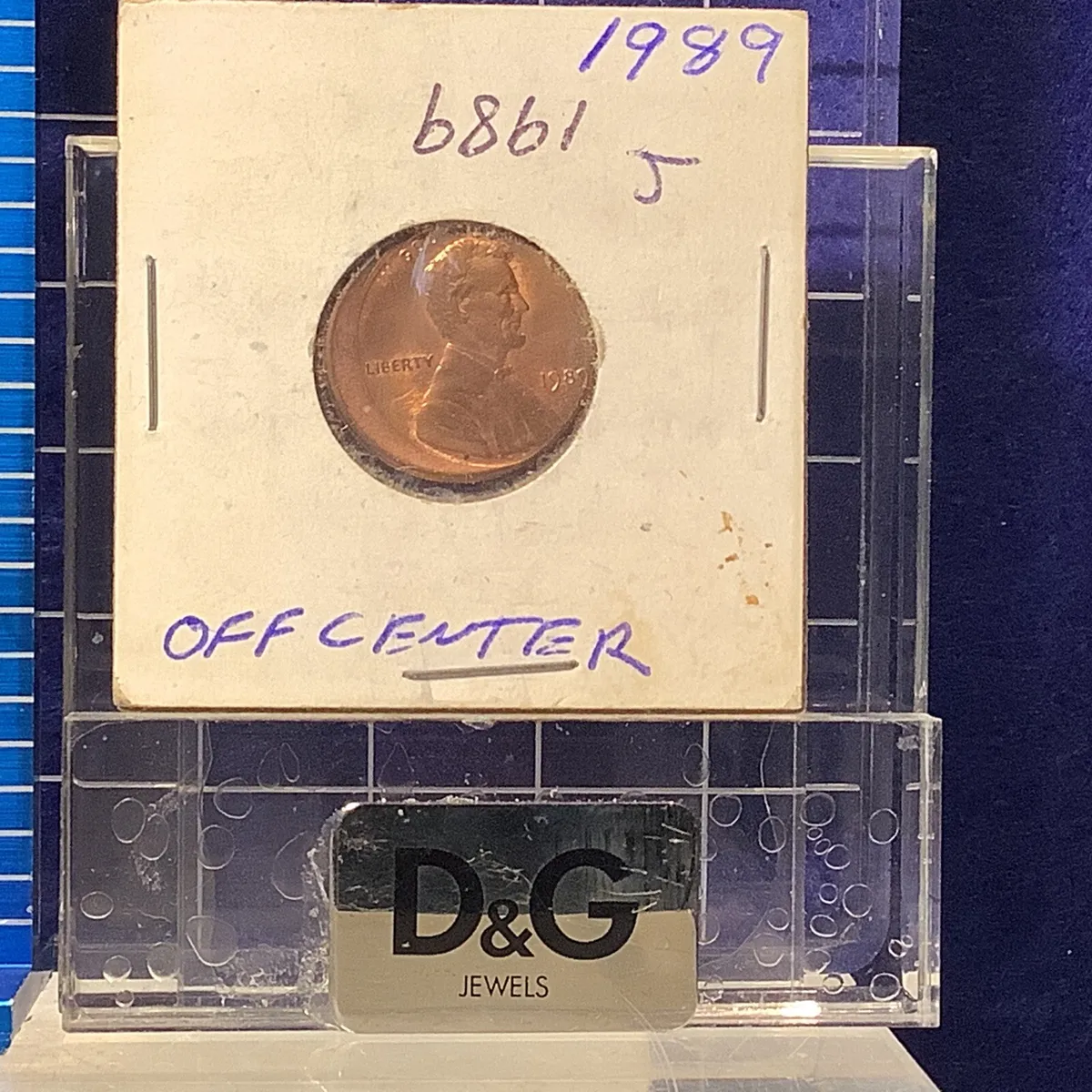 1989 Penny Struck 10% Off-Centre Penny