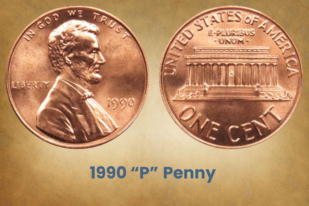 1990 “P” Penny 