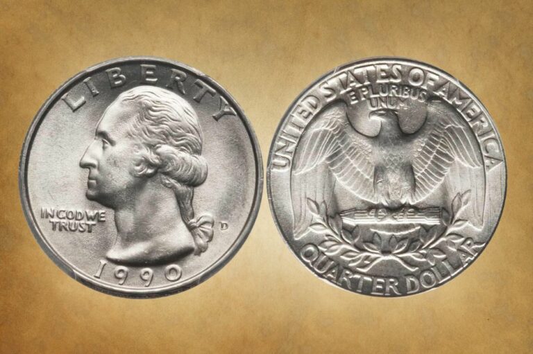1990 Quarter Coin Value (Rare Errors, “P”, “D” & “S” Mint Marks)