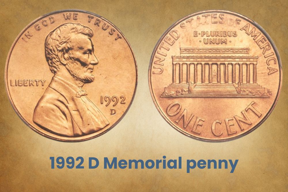 1992 D Memorial penny