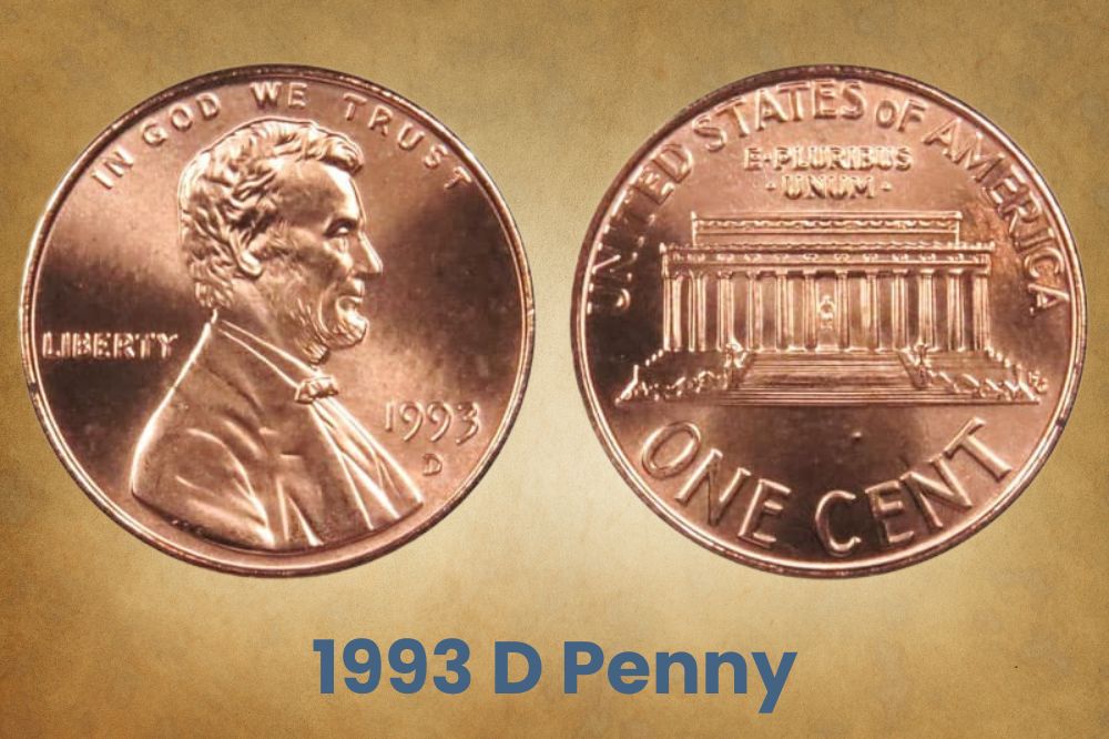 1993 D Penny