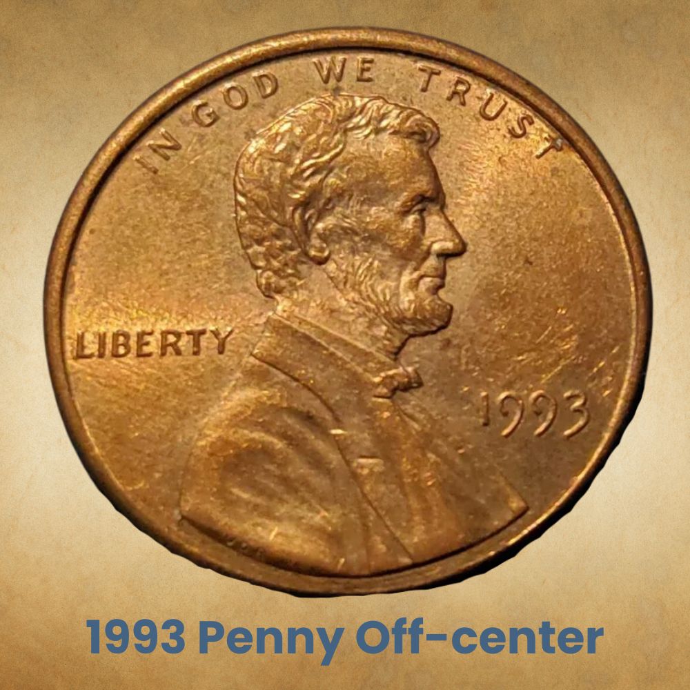 1993 Penny Off-center