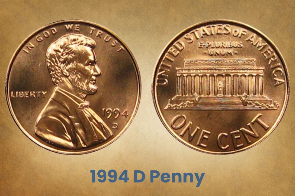 1994 D Penny