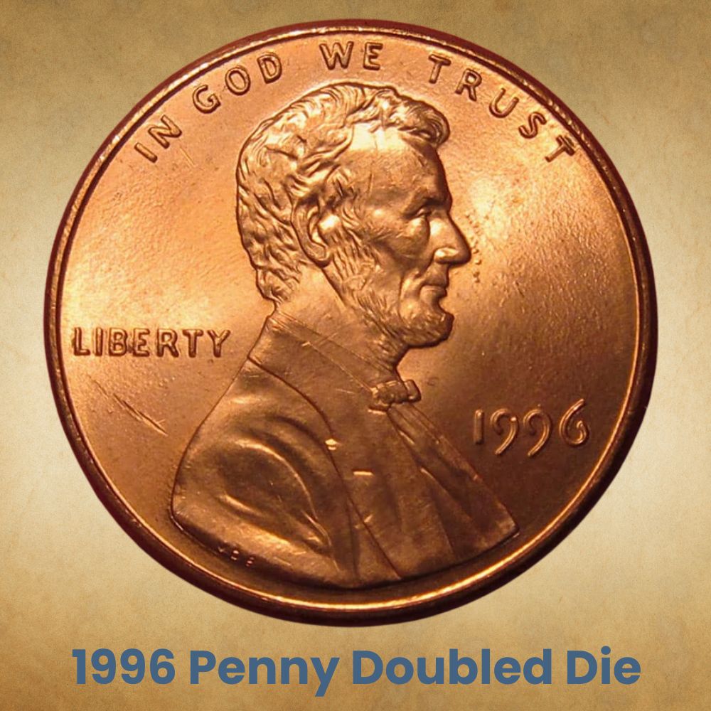 1996 Penny Doubled Die