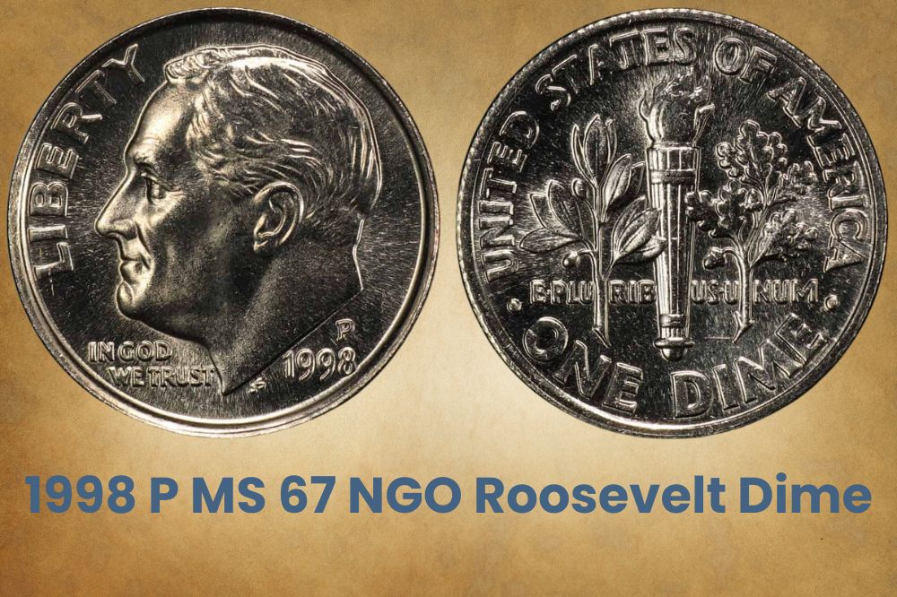 1998 P MS 67 NGO Roosevelt Dime